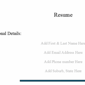 Resume Template-1